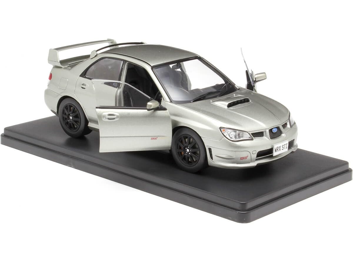 Amazon.co.jp: スバル インプレッサ WRX STI RHD シルバー 1:24